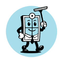 The Scrub Doctors mascot
